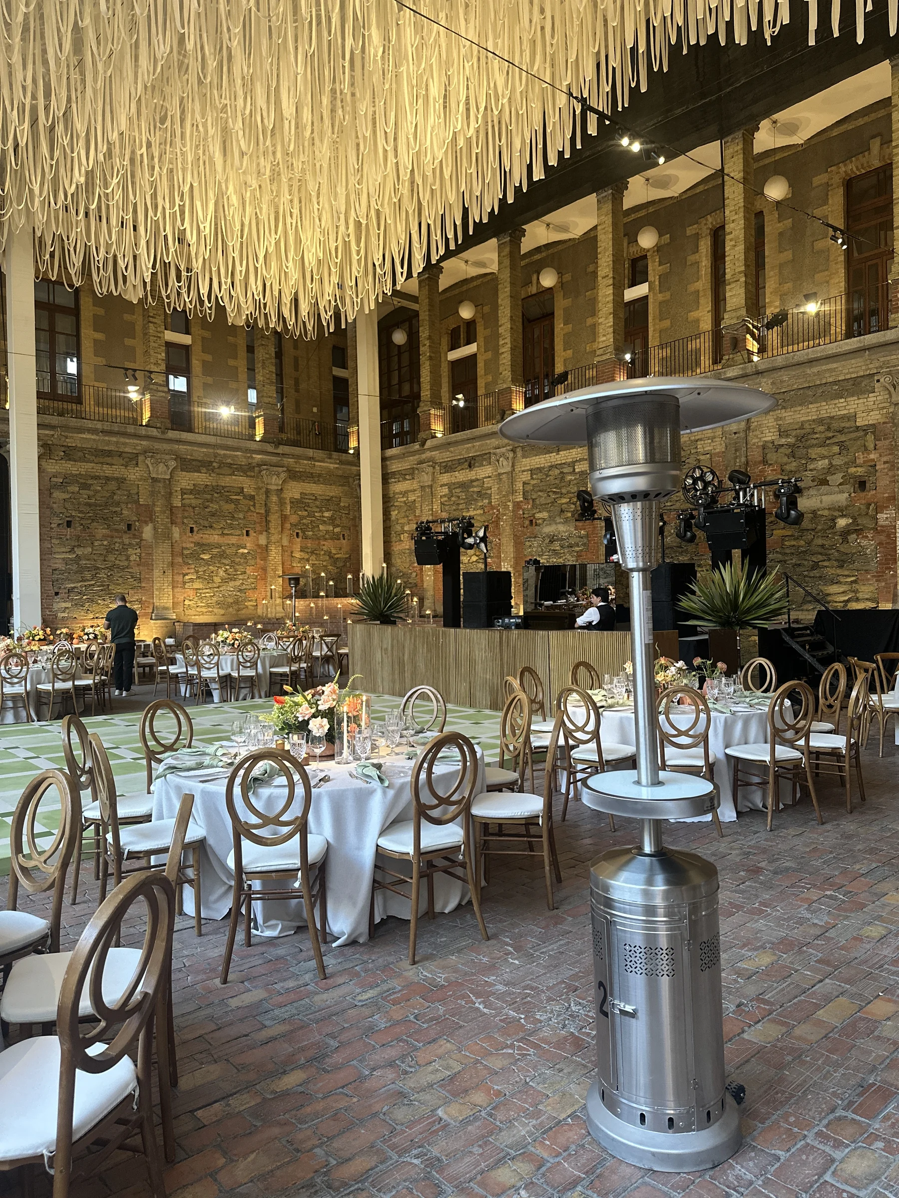 Calentador Celebrex en evento premium