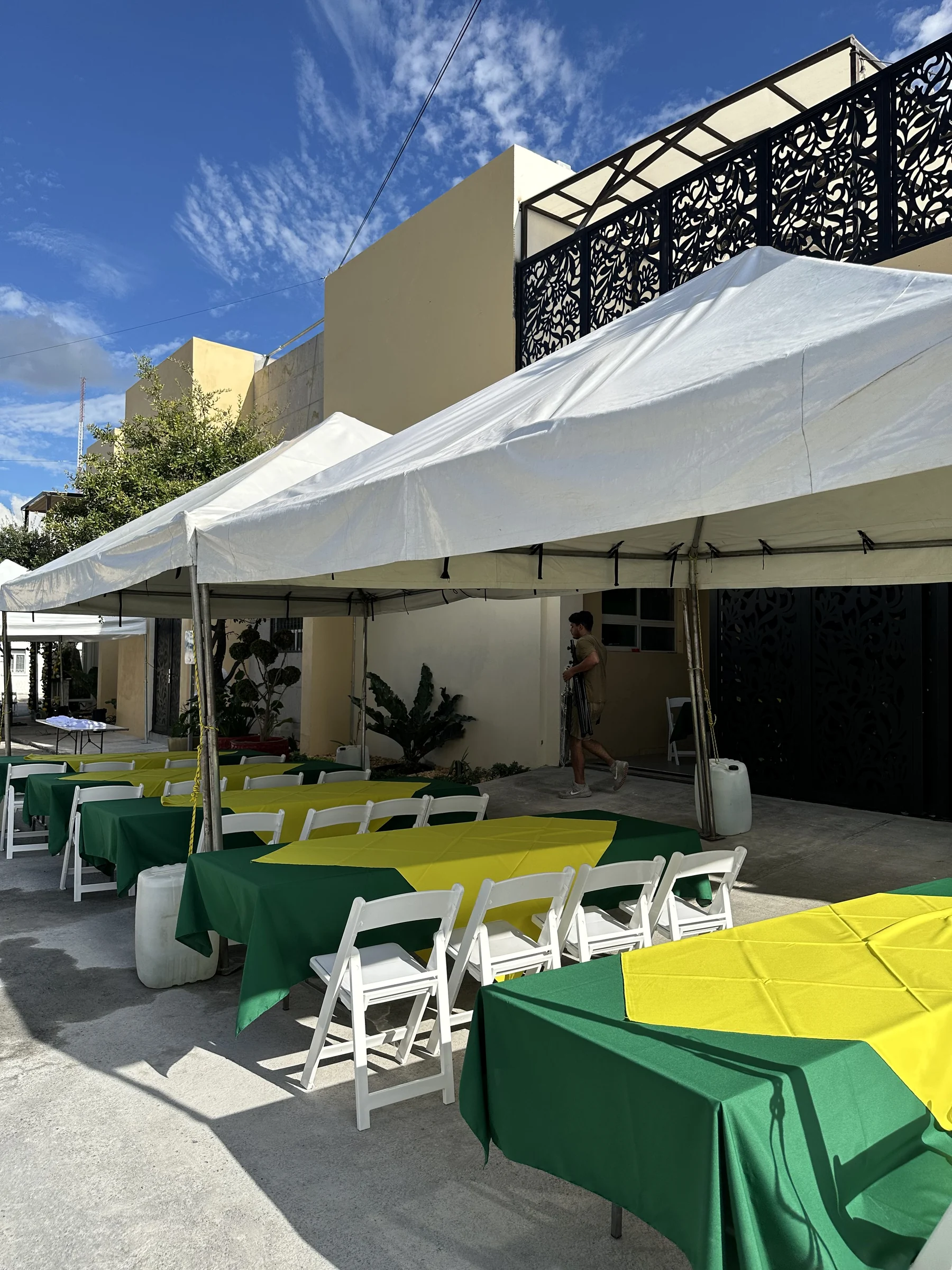 Toldo abierto